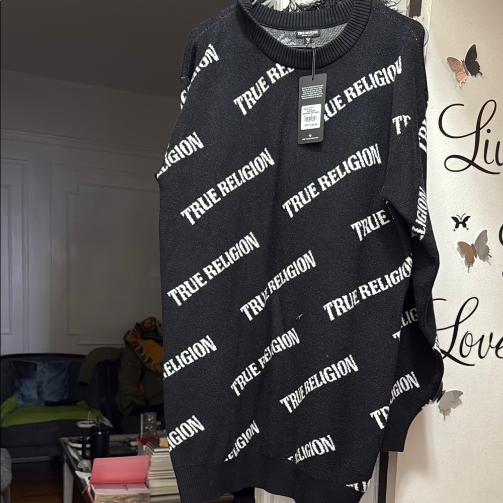True Religion Black Sweater dress - Picture 3 of 4